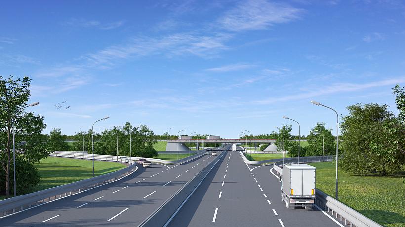 Строительство путепровода с направленными съездами на км 672+500 автомобильной дороги М-10 "Россия"