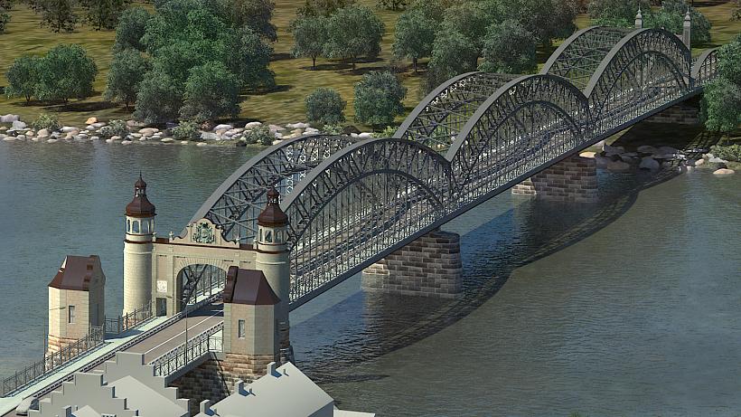 Мост Королевы Луиза через р. Неман