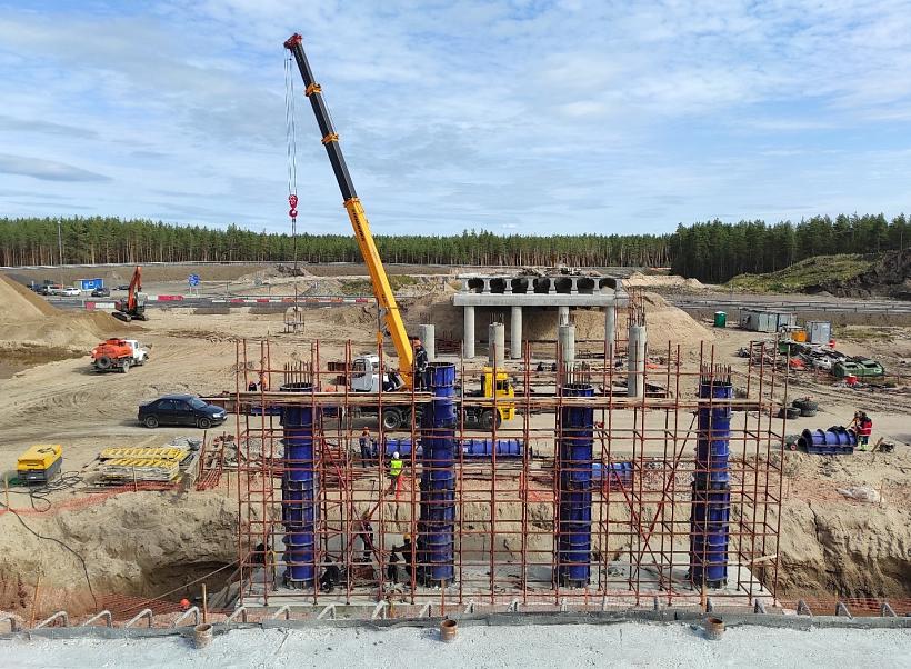 Продолжается реконструкция 35-километрового участка автомобильной дороги А-181 «Скандинавия», запроектированного компанией «ГЕО-ПРОЕКТ» 