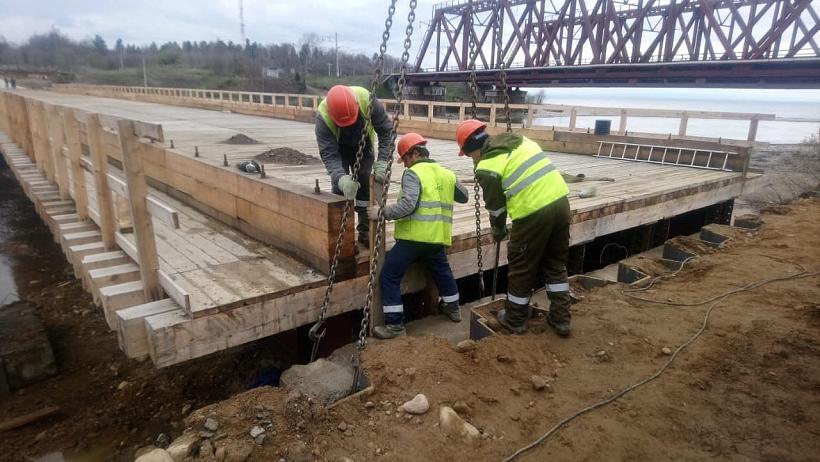 В Бурятии продолжается реконструкция моста через реку Переемная, запроектированного компанией «ГЕО-ПРОЕКТ»