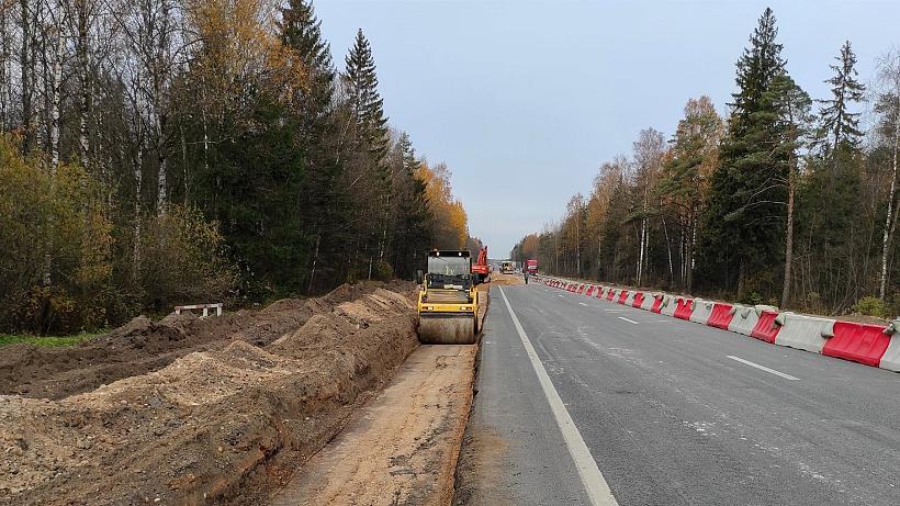 Продолжается капитальный ремонт 10-километрового участка трассы М-10 «Россия» в Тверской области, запроектированного компанией «ГЕО-ПРОЕКТ»