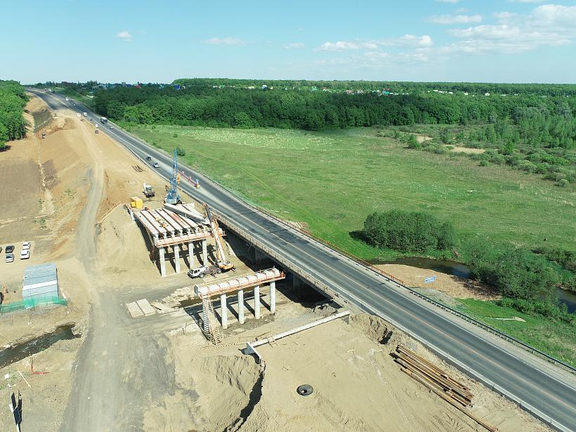 Продолжается реконструкция 14-километрового участка трассы М-5 «Урал» в Республике Башкортостан, запроектированного «ГЕО-ПРОЕКТом»