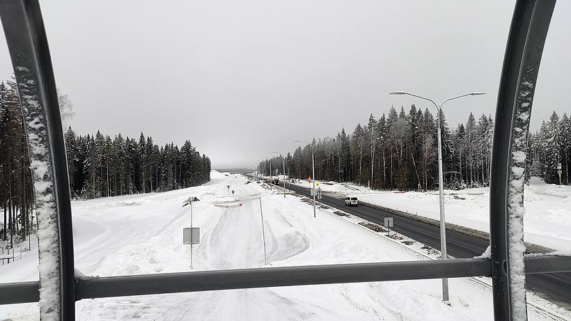 Продолжается реконструкция федеральной трассы А-181 «Скандинавия» на участке с 80 по 100 км 