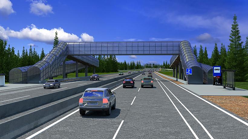 Проект по реконструкции автомобильной дороги А-120 «Санкт-Петербургское южное полукольцо» на участке км 64 – км 106 прошел государственную экспертизу