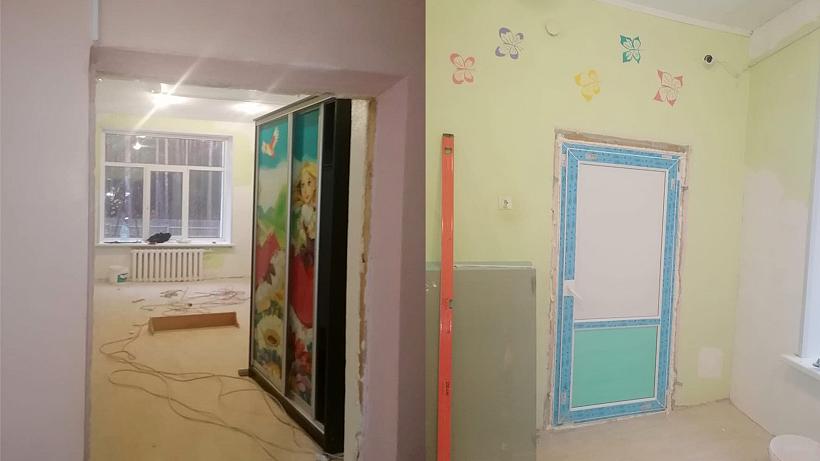 Ремонтные работы в здании социального приюта для детей и подростков в поселке Демянск Новгородской области близятся к завершению