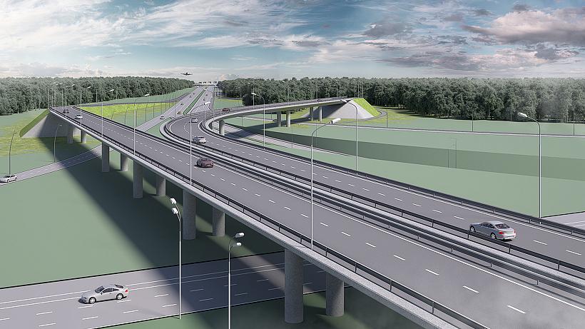 «ГЕО-ПРОЕКТ» завершает разработку проектной документации для строительства развязки на 681 км трассы М-11 «Нева» с подключением к аэропорту «Пулково-1»