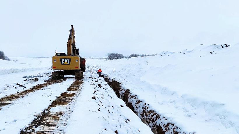 На участке трассы М-5 «Урал» км 466-487 продолжаются работы по устройству основного хода дороги 