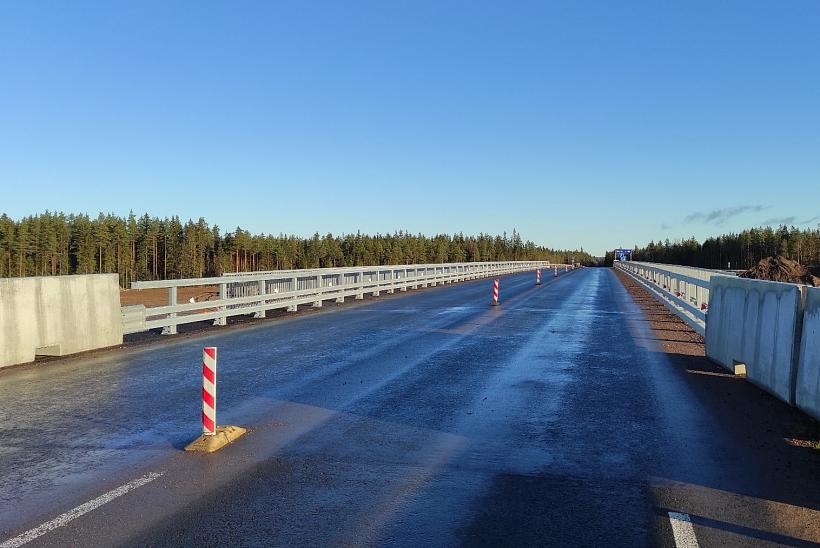 Первый участок трассы от поселка Огоньки до поворота к поселку Цвелодубово введён в эксплуатацию, продолжается реконструкция участка с 80 км по 100 км
