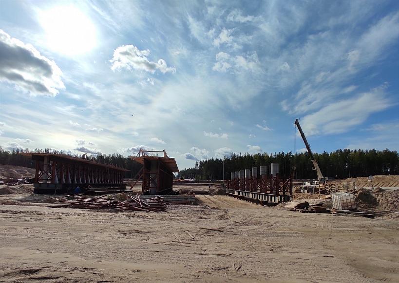 Продолжается реконструкция 35-километрового участка автомобильной дороги А-181 «Скандинавия», запроектированного компанией «ГЕО-ПРОЕКТ» 
