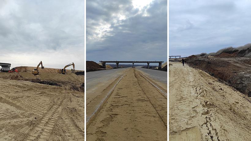 На строящемся обходе Спасска в Пензенской области продолжаются работы по возведению развязок и мостов через реки Студенец и Шелдаис